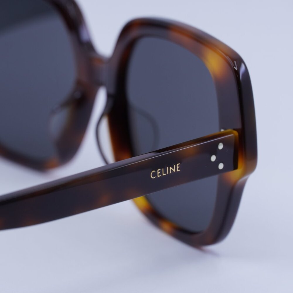 🕶️ New Celine CL40241F 53A Sunglasses - Medium Havana Frame, Smoke Lenses - Picture 4 of 8